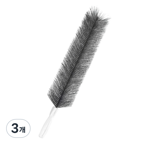 올하이 다용도 먼지제거 선풍기 청소솔, 3개, 그레이