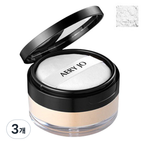 애리조 루스 트랜스루센트 페이스 파우더, No 19 TRUE WHITE 트루화이트, 3개