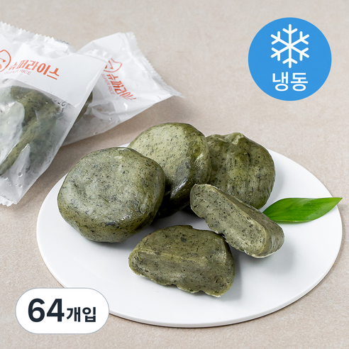 슈퍼라이스 쑥개떡 (냉동), 64개입, 60g