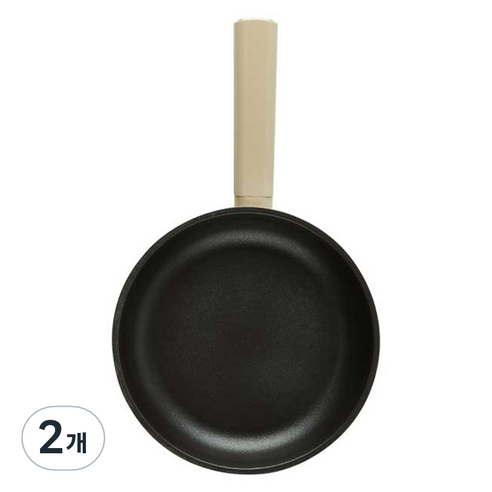 인터쿡 인덕션 센스 후라이팬 베이지, 28cm, 2개