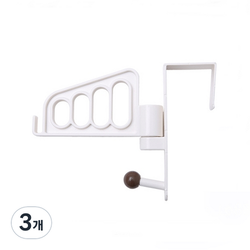 기숙사 원룸 옷걸이 도어후크, 3개