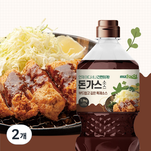 엠지푸드 돈가스소스, 1.9kg, 2개
