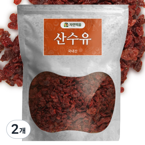 자연먹음 국내산 건조 산수유, 200g, 2개