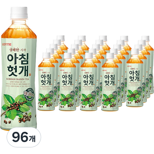 롯데칠성음료 아침헛개, 500ml, 96개