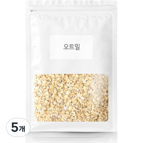 오트밀, 1kg, 5개