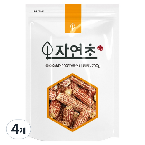 옥수수속대, 700g, 4개