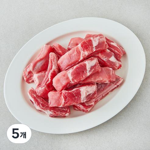곰곰 무항생제 1등급 등갈비 (냉장), 5개, 1kg