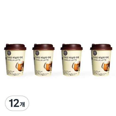 커피빈 바닐라 라떼 원컵, 12개, 21.6g
