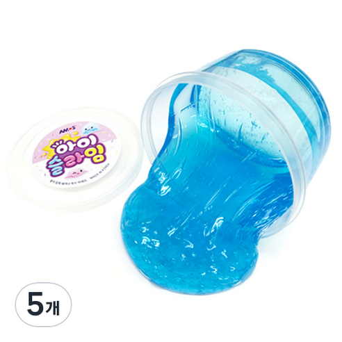 아모스 아이슬라임 300g, 5개, 스카이블루