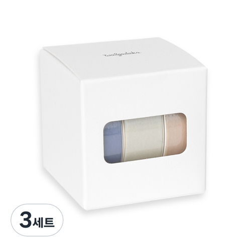 아르떼 beach sand 마스킹테이프 3p 세트, 혼합 색상, 3세트