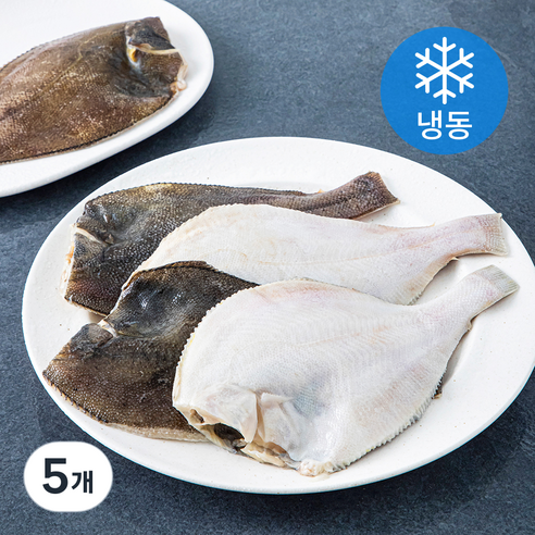 고고새우 두툼한 손질 두절 가자미 (냉동), 1kg(대), 5개