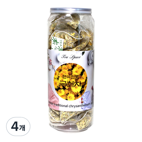 한국전통 국화차 티백, 1.3g, 20개입, 4개