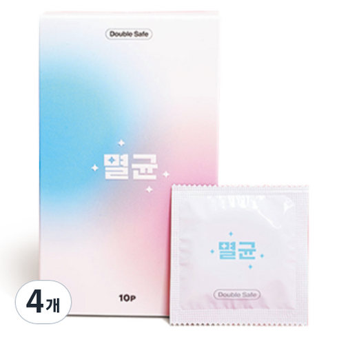 더블세이프 멸균 초박형 콘돔, 4개, 10개입