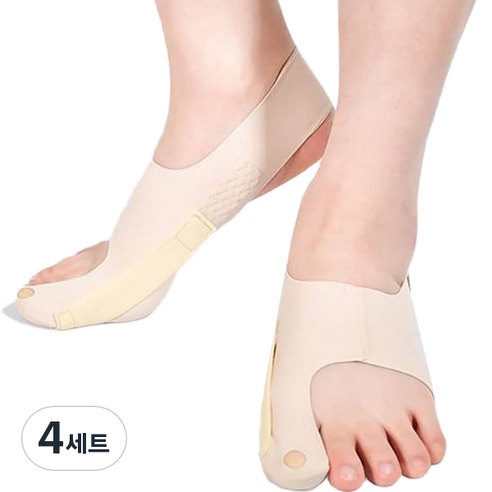 02메디칼 엄지발가락 도우미 밴드 2종 세트 M, 4세트, 1개입