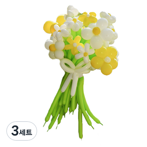 타이탄 잔치 생일 파티 이벤트 풍선 꽃다발 플라워 + 펌프 세트, 2(풍선), 랜덤발송(펌프), 3세트