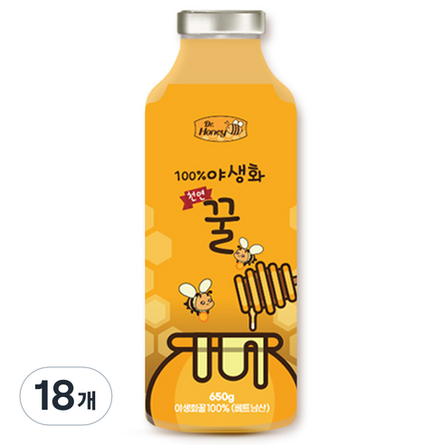 닥터허니 야생화 꿀, 650g, 18개