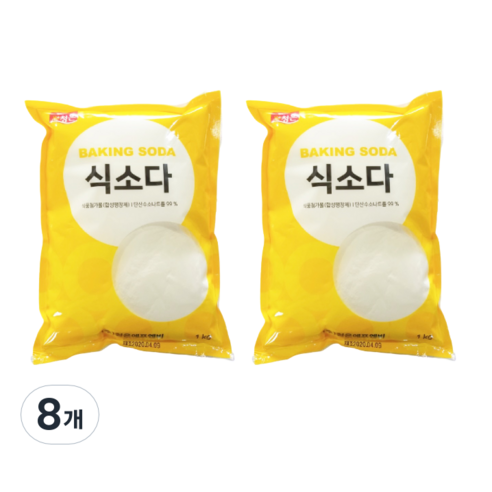 청은 식소다, 1kg, 8개
