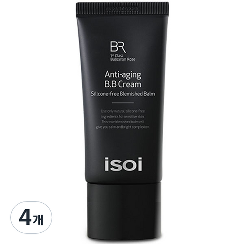 아이소이 안티에이징 비비크림 30ml, 밝은 살구색, 4개