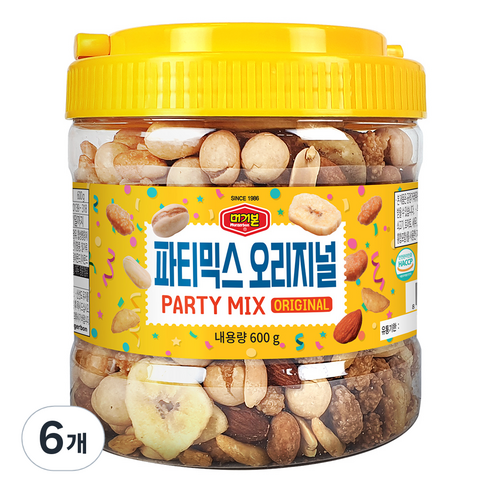 머거본 파티믹스 오리지널, 600g, 6개