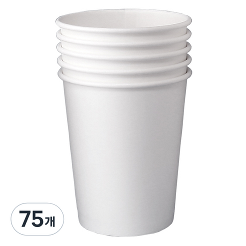 블룸엣홈 카페 무지 종이컵 300ml, 25개입, 3세트