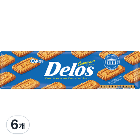 청우식품 델로스 카푸치노, 315g, 6개