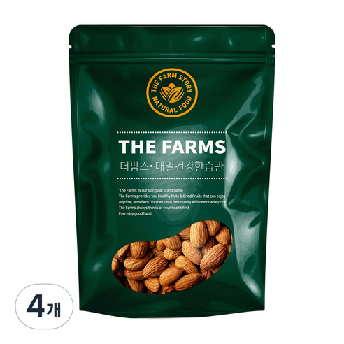 더팜스 생아몬드, 1kg, 4개