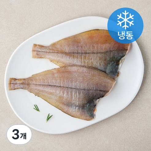 양포어장 국내산 동해 손질 가자미 (냉동), 220g(2마리), 3개