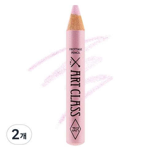 투쿨포스쿨 아트클래스 프로타주 펜슬 아이섀도, 18호 프로스티 라벤더, 2개