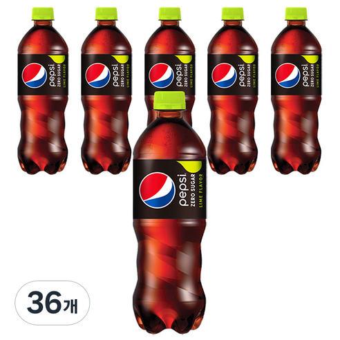 펩시 제로 슈거 라임향, 500ml, 36개