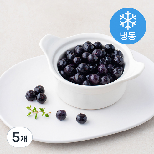 국내산 다정다감푸드 블루베리 (냉동), 5개, 200g