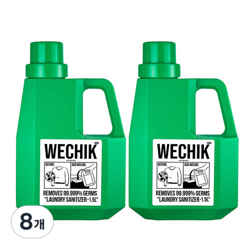 위칙 소독 섬유유연제, 8개, 1.5L