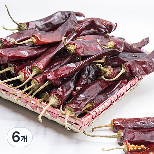 맛템 국산 건고추, 40g, 6개