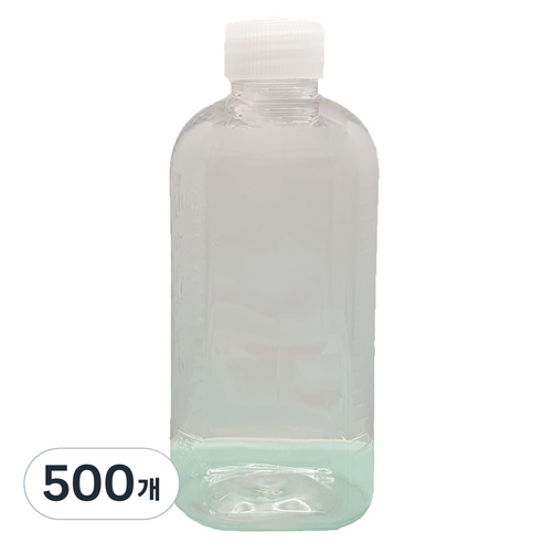 신도공업 일회용 단뚜껑 약병 PET 딱딱이 100cc, 500개