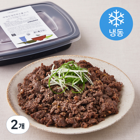 그리팅 과일숙성 바싹 소불고기 (냉동), 300g, 2개
