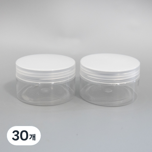 지안네이처 투명 PET 심플 크림용기 100g, 30개