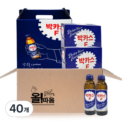 올따옴 건강음료 선물박스 박카스F 120ml 20입, 40개
