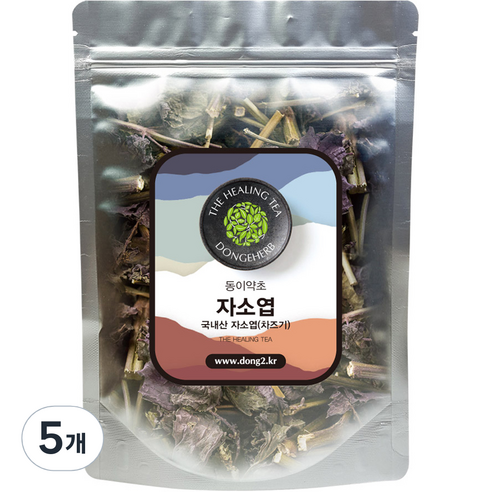 동이약초 국내산 자소엽 차즈기, 150g, 5개