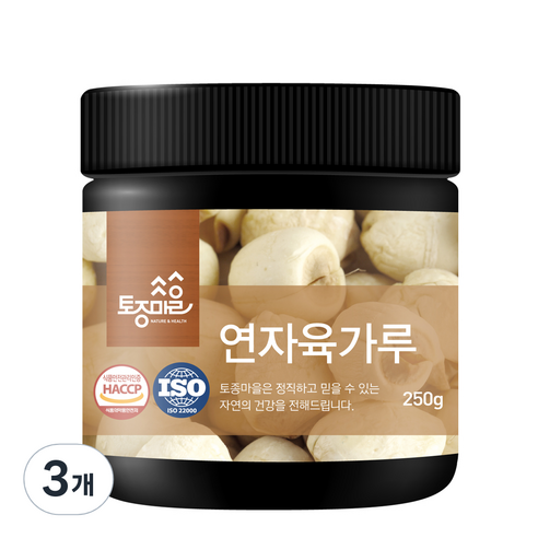 토종마을 연자육가루, 3개, 250g