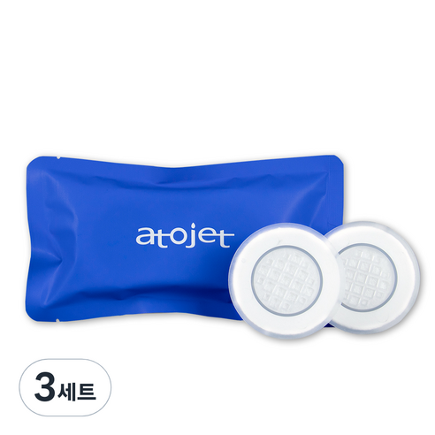 아토젯 여행용 미니 필터샤워기 리필 필터 2p, 3개