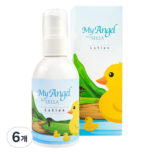 SELLA 베이비 마이엔젤 고보습 바디로션, 6개, 120ml