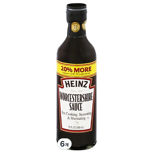 하인즈 우스타소스, 355ml, 6개