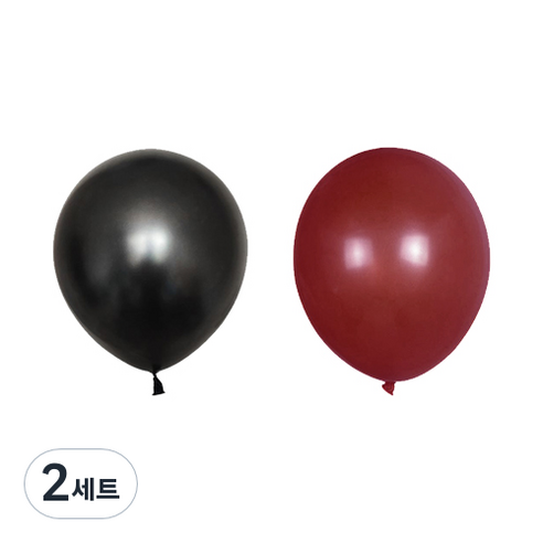 파티 이벤트 펄 풍선 20p 세트, 블랙커피톤, 2세트