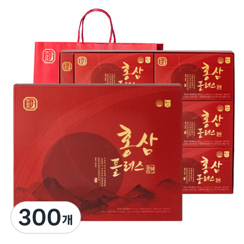 한삼인 홍삼플러스 + 쇼핑백, 50ml, 300개