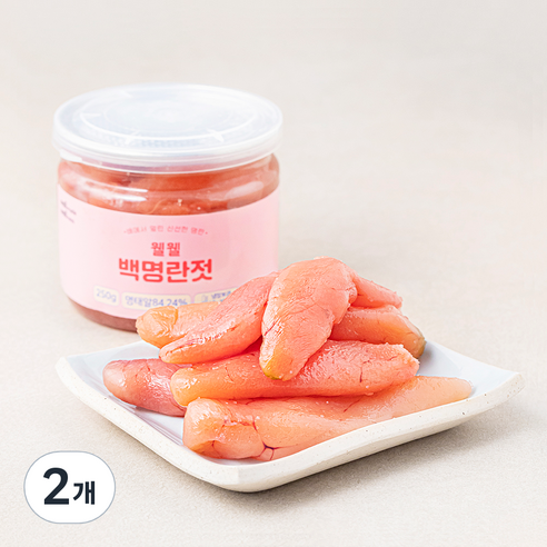 웰웰 백 명란젓 파지, 1개, 250g