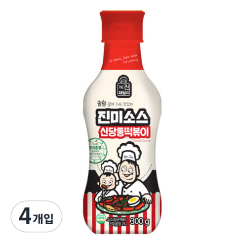진미소스 신당동떡볶이, 300g, 4개입
