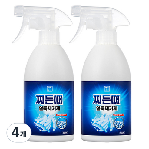 생활공식 찌든때 얼룩제거제, 500ml, 4개