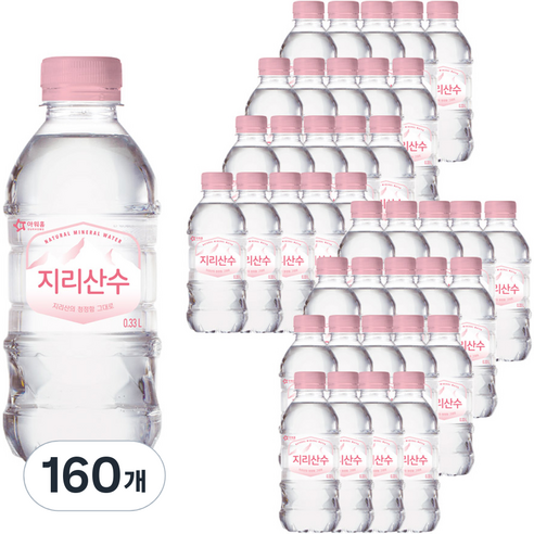 아워홈 지리산수 핑크, 330ml, 160개