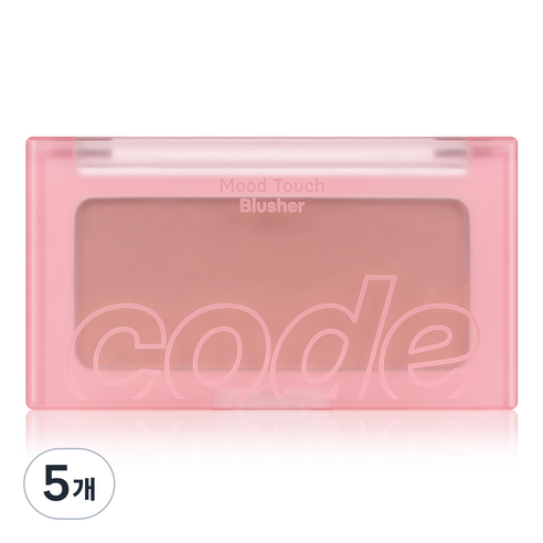 코드글로컬러 무드터치 블러셔 3.5g, 04 로지 무화과, 5개
