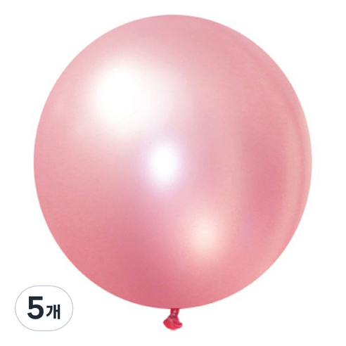 제이벌룬 셈퍼텍스 90cm 대형풍선, 409 펄 라이트핑크, 5개