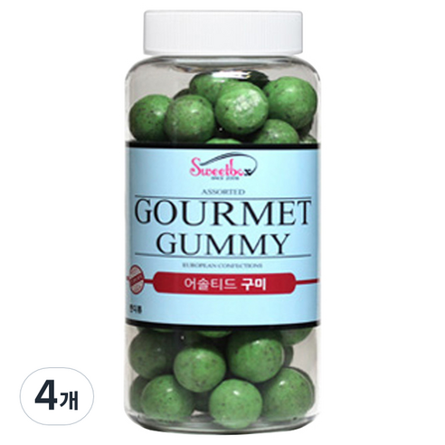 스위트박스 민트 앤 초코칩 말트볼 초콜릿, 400g, 4개
